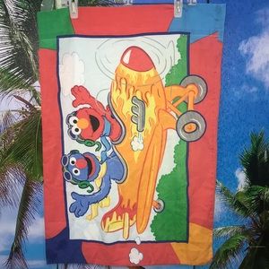 Vintage pillow Case, Big Bird & Sesame Street